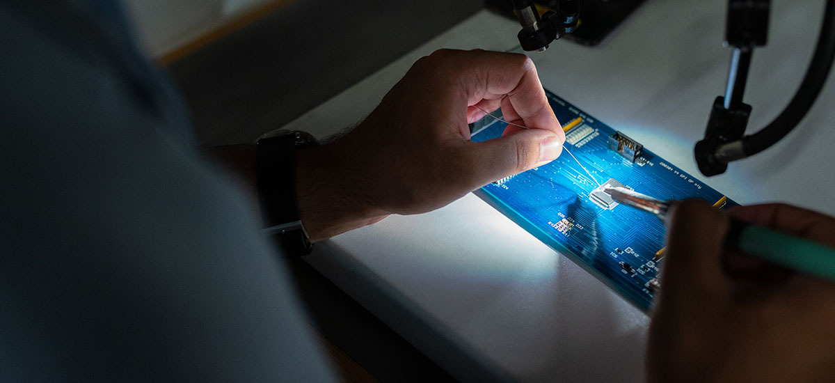 Riparazione con microsaldatura